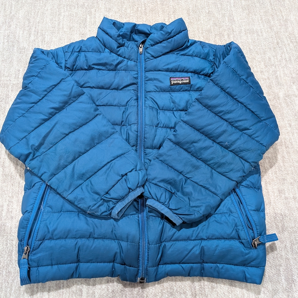 Patagonia Kids Blue Puffer Jacket